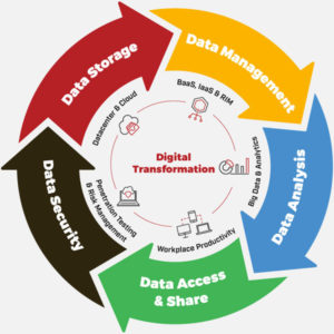 image of a digital transformation diagram for MTI digital transformation services