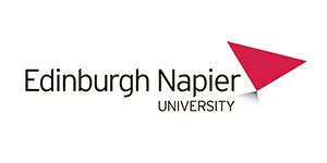 image of the Edinburgh Napier University logo for MTI's clients