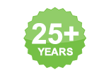 facts1 image of a 25+ years icon for ABOUT MTI