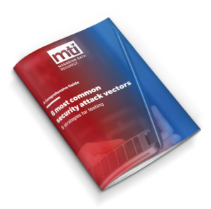 Image of the MTI 8 most common IT security vulnerabilities guide